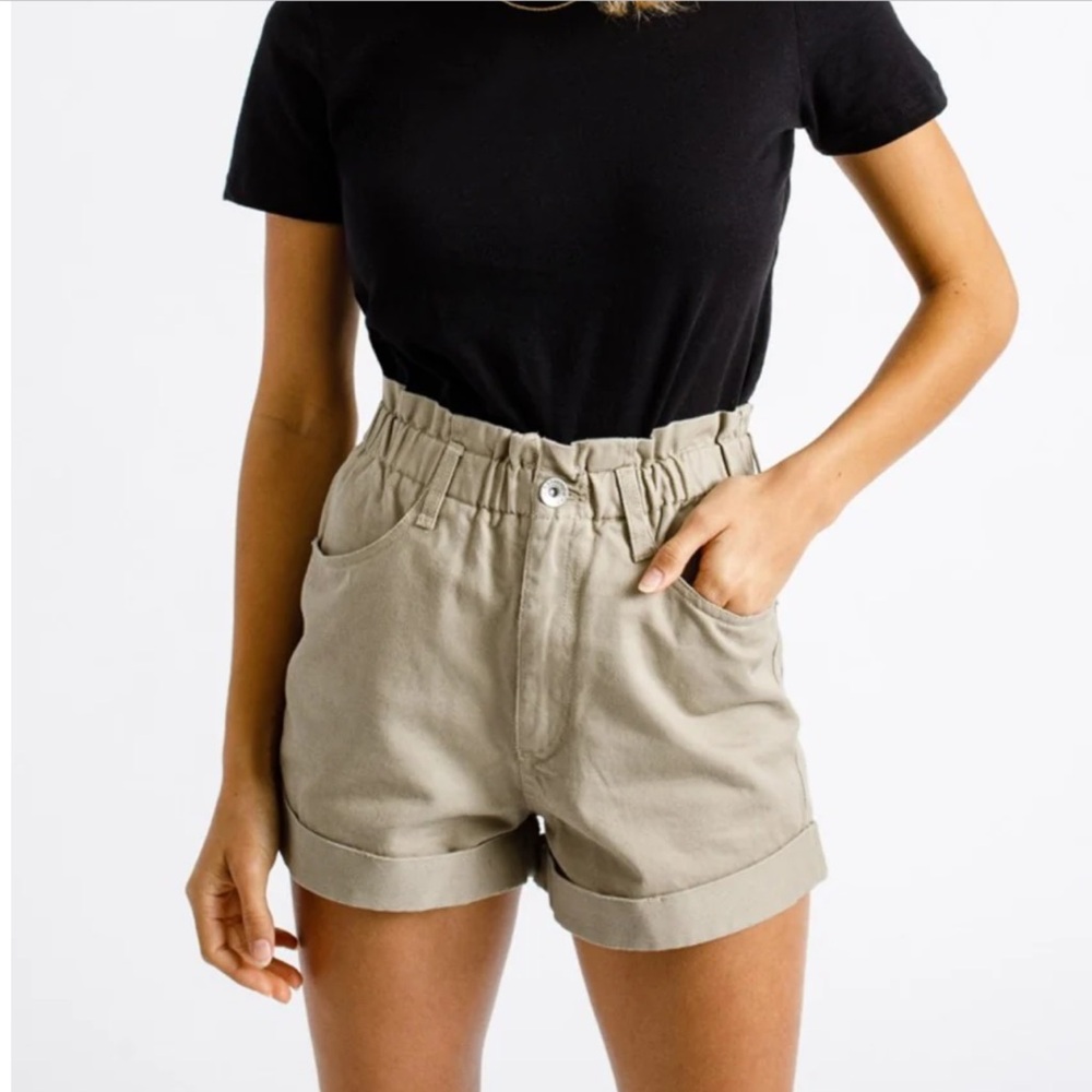 Brixton Beige Shorts
